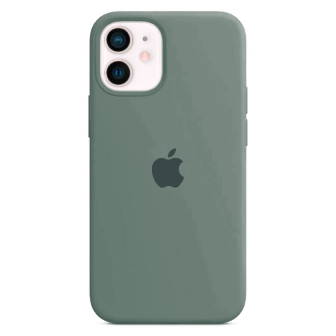 Husa Silicon pentru iPhone 11, Pine Green