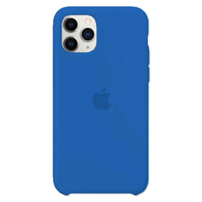 Husa Silicon pentru iPhone 11 Pro Max, Blue Cobalt