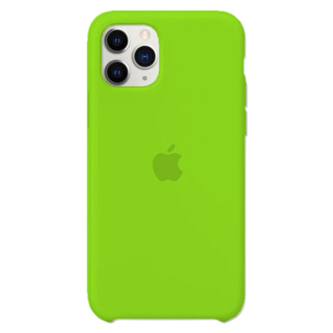 Husa Silicon pentru iPhone 11 Pro Max, Crazy Green