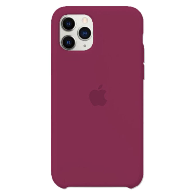 Husa Silicon pentru iPhone 11 Pro Max, Dark Rose