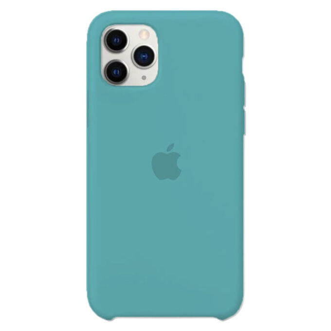 Husa Silicon pentru iPhone 11 Pro Max, Sea Blue