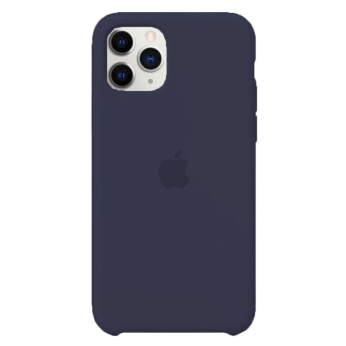 Husa Silicon pentru iPhone 11 Pro, Midnight Blue