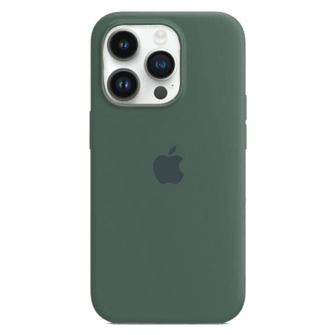 Husa Silicon pentru iPhone 11 Pro, Pine Green