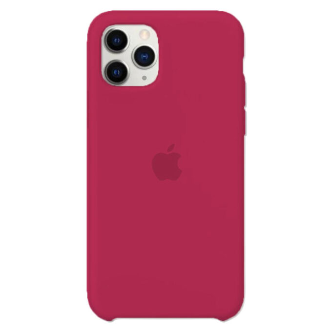 Husa Silicon pentru iPhone 11 Pro, Rose Red