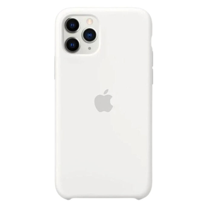 Husa Silicon pentru iPhone 11 Pro, White