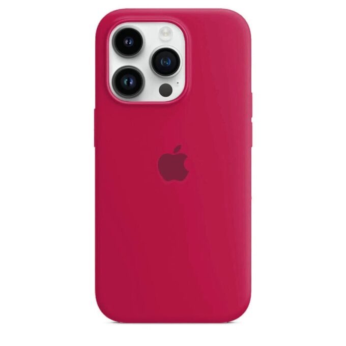 Husa Silicon pentru iPhone 11, Rose Red