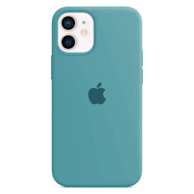 Husa Silicon pentru iPhone 12 Mini, Abyss Teal