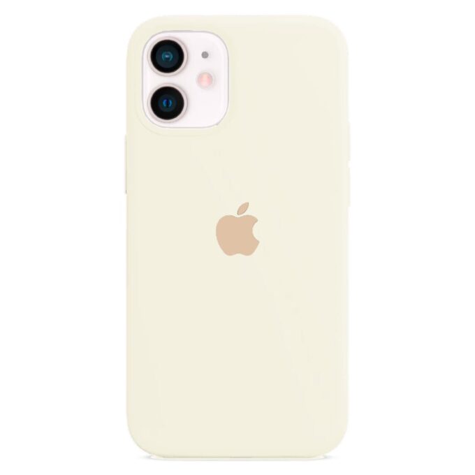 Husa Silicon pentru iPhone 11, Cream