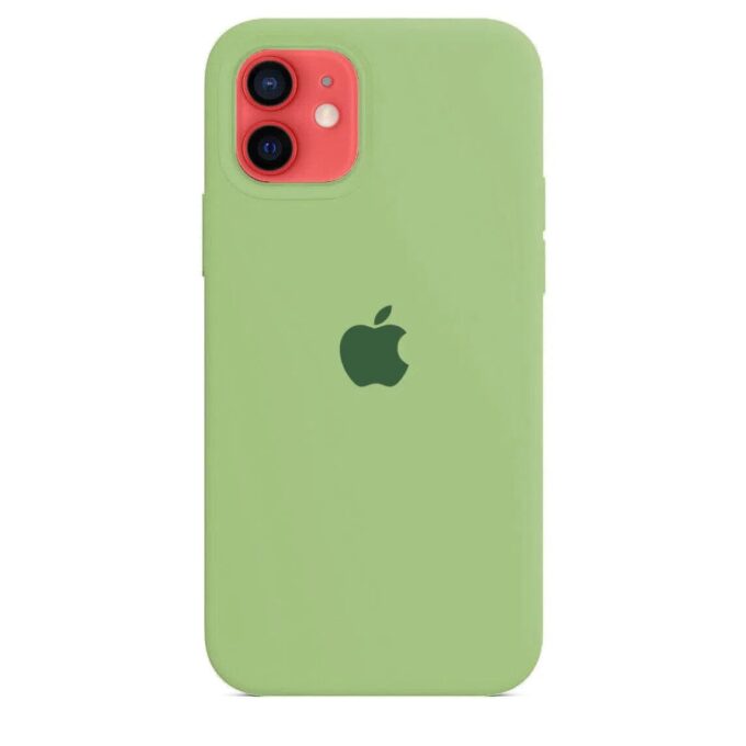 Husa Silicon pentru iPhone 12 Mini, Green