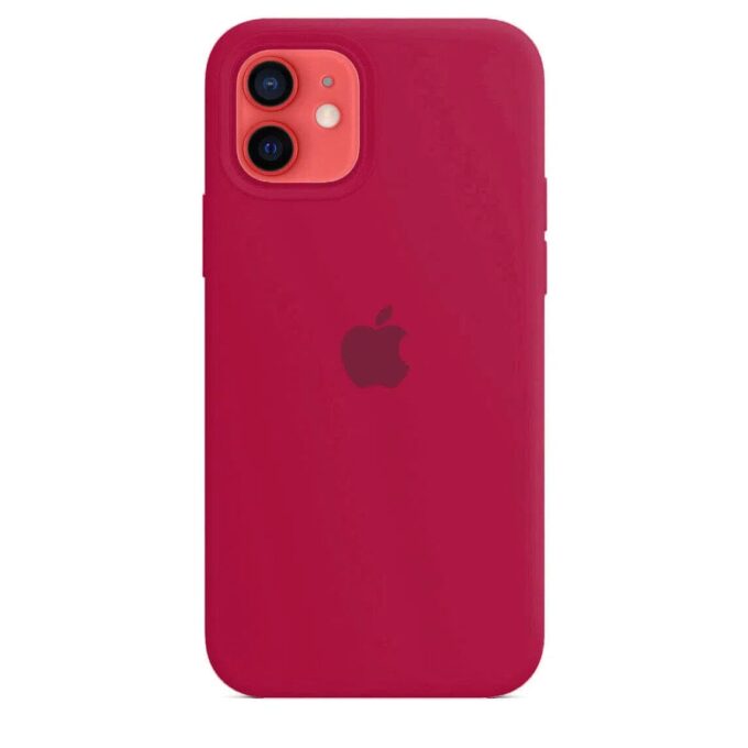 Husa Silicon pentru iPhone 12 Mini, Rose Red