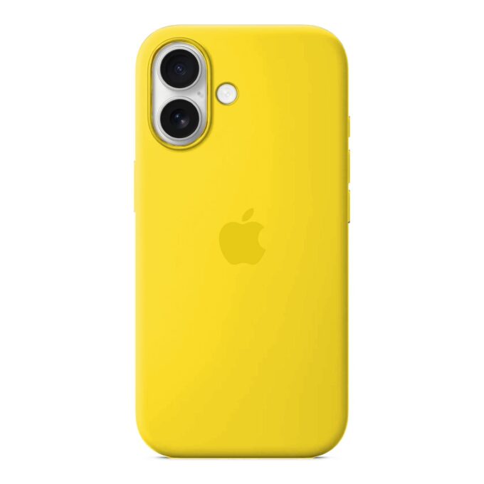 Husa Silicon pentru iPhone 12 Pro, Canary Yellow