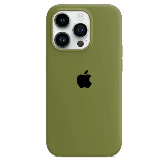 Husa Silicon pentru iPhone 12 Pro Max, Army Green