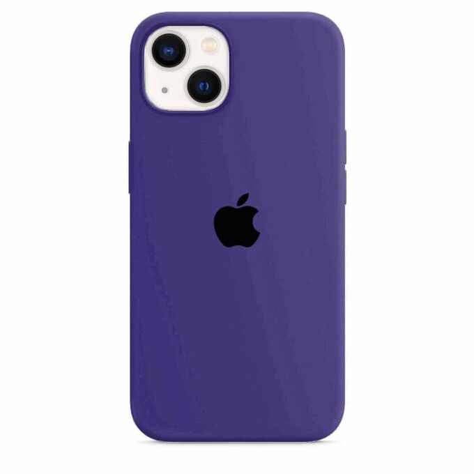 Husa Silicon pentru iPhone 13 Mini, Elderberry