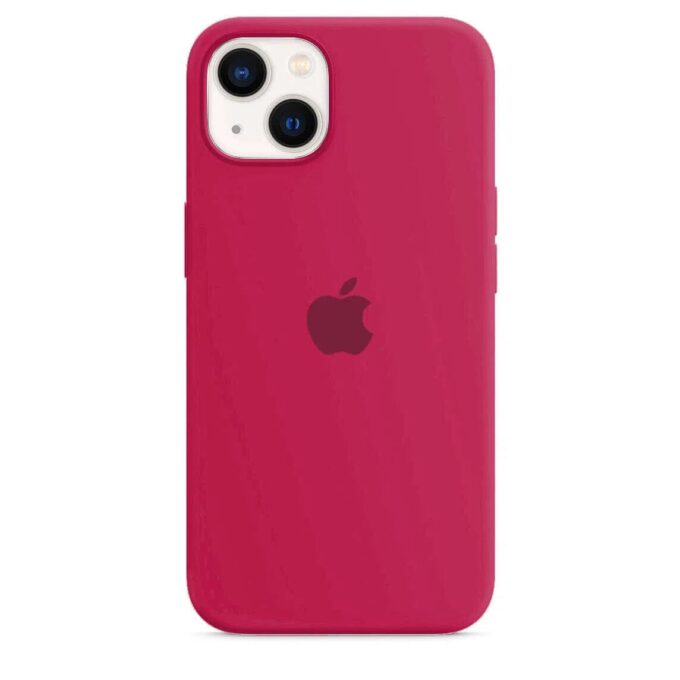 Husa Silicon pentru iPhone 13 Mini, Rose Red