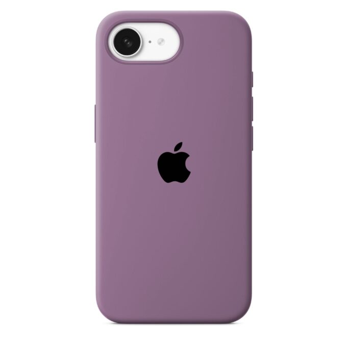 Husa Silicon pentru iPhone 16E, Faded Purple