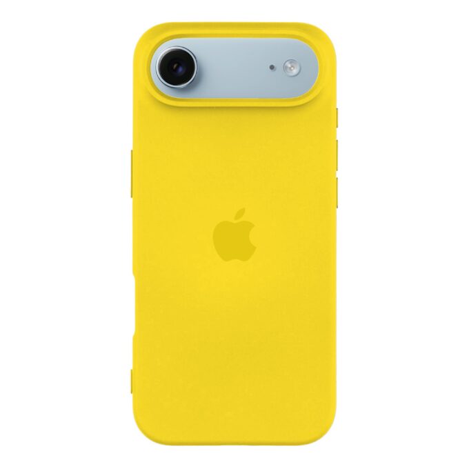 Husa Silicon pentru iPhone 17 Air, Canary Yellow