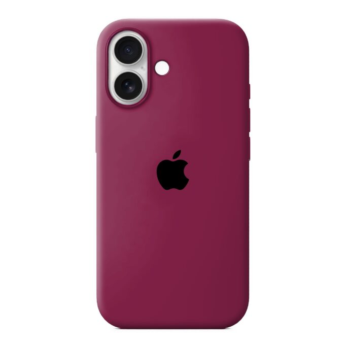 Husa Silicon pentru iPhone 17, Dark Rose