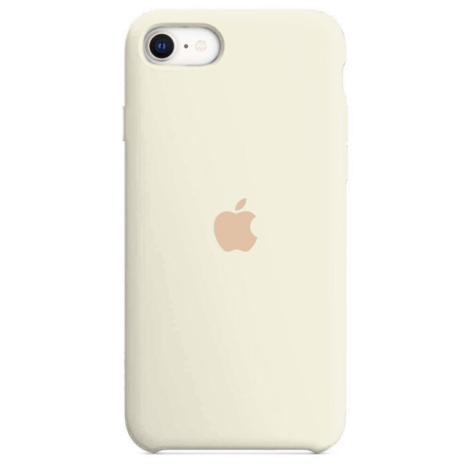 Husa Silicon pentru iPhone 8/ SE (2020)/ SE (2022), Cream
