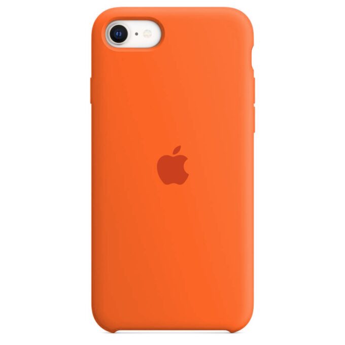Husa Silicon pentru iPhone 8/ SE (2020)/ SE (2022), Orange
