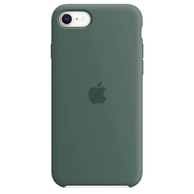 Husa Silicon pentru iPhone 8, Pine Green