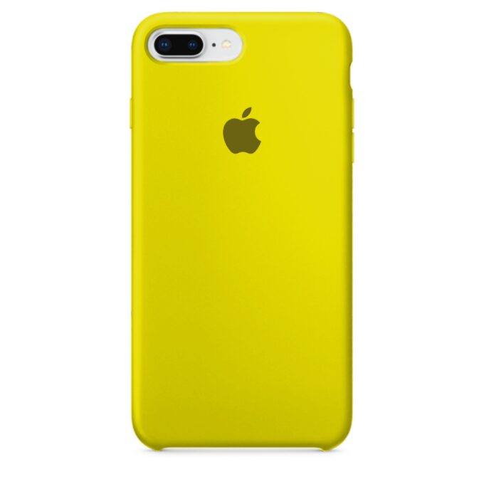Husa Silicon pentru iPhone 8 Plus, Lemon