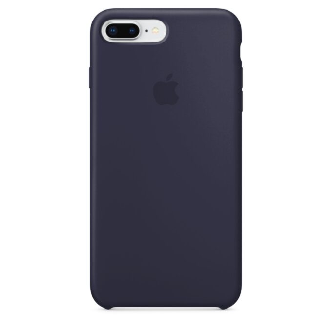 Husa Silicon pentru iPhone 8 Plus, Midnight Blue