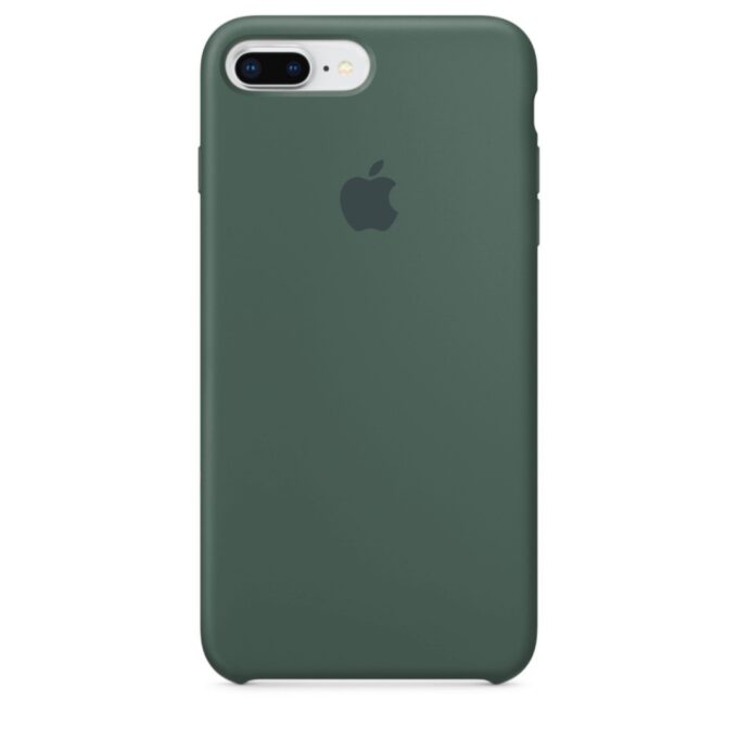 Husa Silicon pentru iPhone 8 Plus, Pine Green