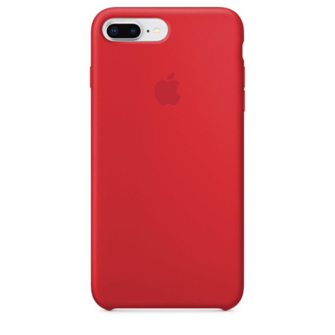 Husa Silicon pentru iPhone 8 Plus, Red