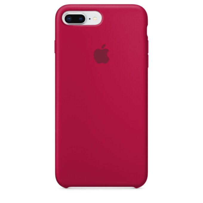 Husa Silicon pentru iPhone 8 Plus, Rose Red