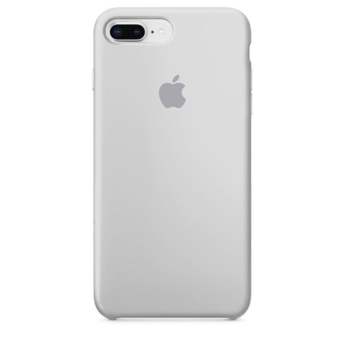 Husa Silicon pentru iPhone 8 Plus, White