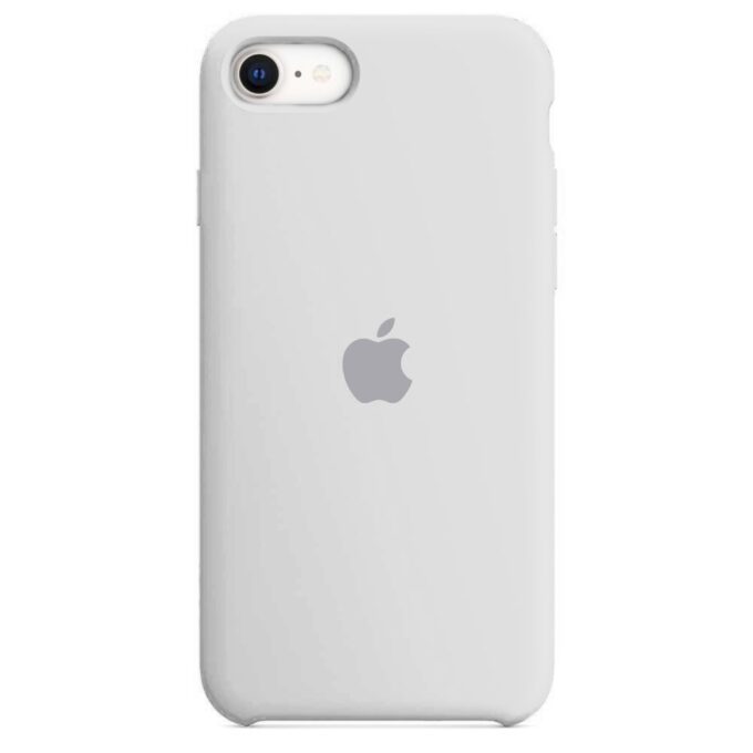 Husa Silicon pentru iPhone 8/ SE (2020)/ SE (2022), White