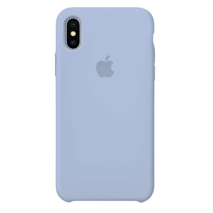 Husa Silicon pentru iPhone X, Baby Blue