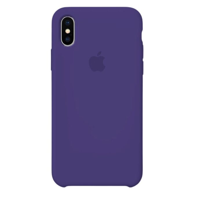 Husa Silicon pentru iPhone X, Elderberry