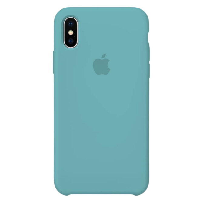 Husa Silicon pentru iPhone X, Sea Blue