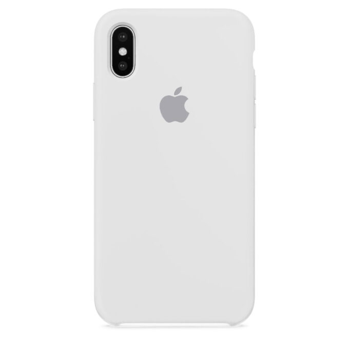 Husa Silicon pentru iPhone X, White