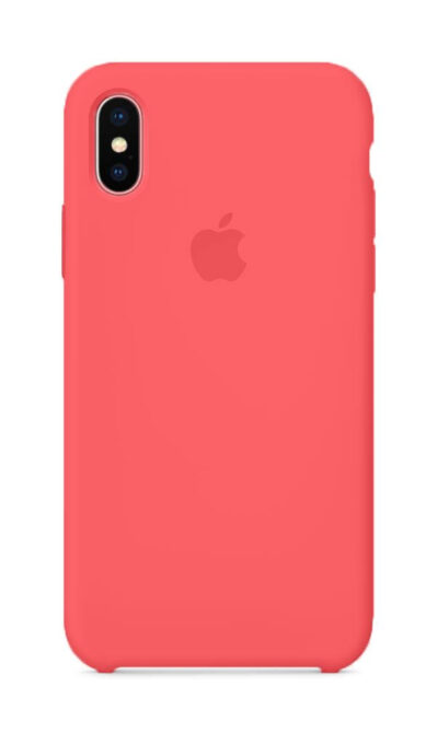Husa Silicon pentru iPhone Xs, Flash Pink