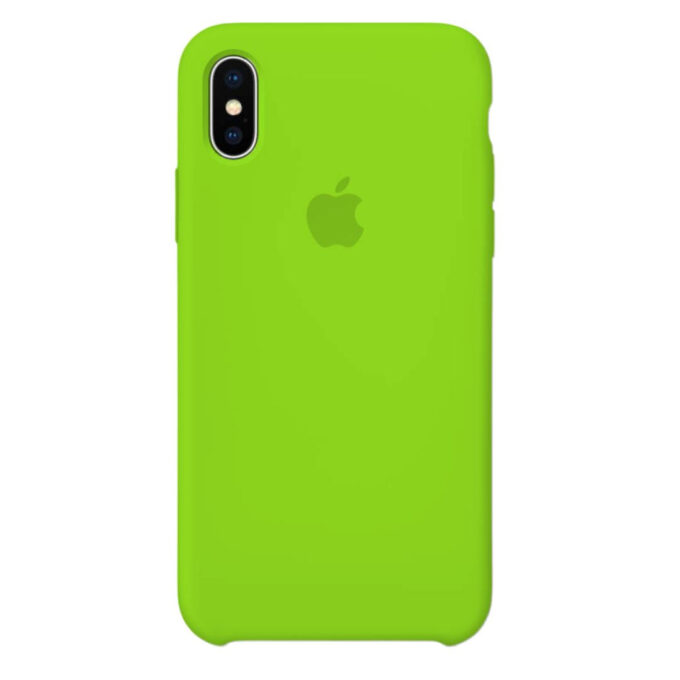 Husa Silicon pentru iPhone Xs Max, Crazy Green