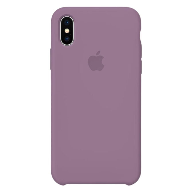 Husa Silicon pentru iPhone Xs Max, Faded Purple