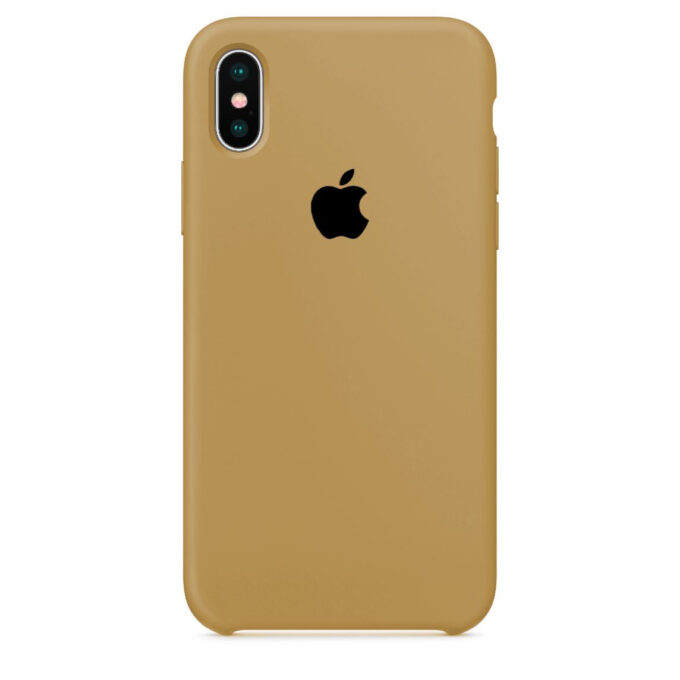 Husa Silicon pentru iPhone Xs Max, Honey
