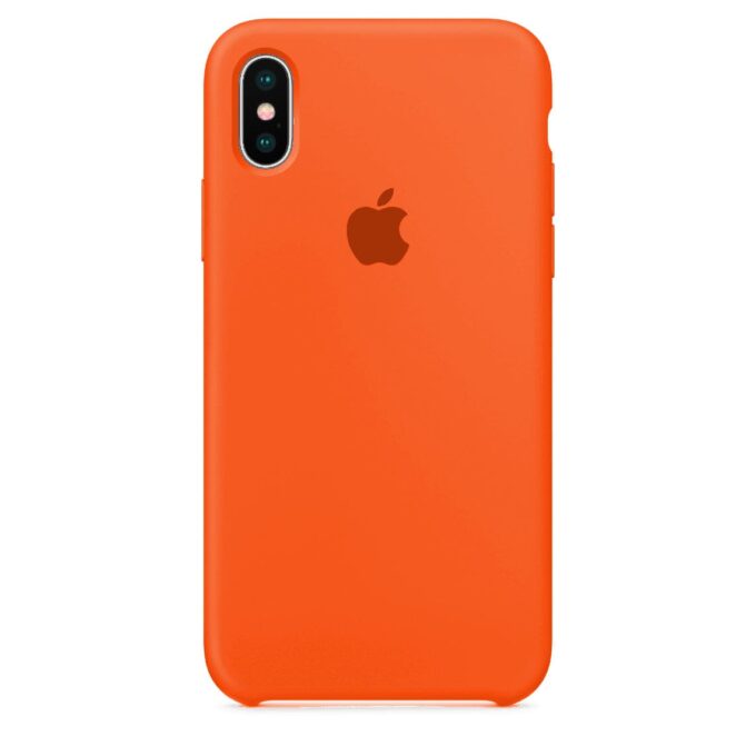 Husa Silicon pentru iPhone Xs Max, Molten Ember