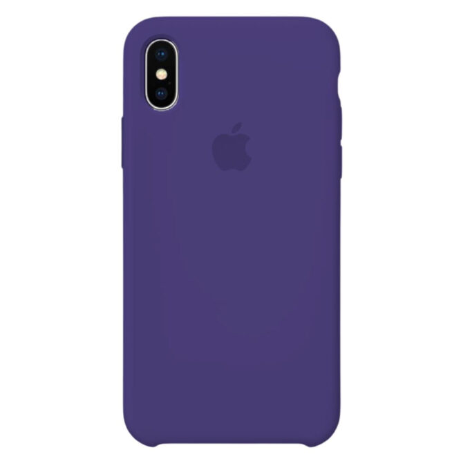 Husa Silicon pentru iPhone Xs, Ultraviolet