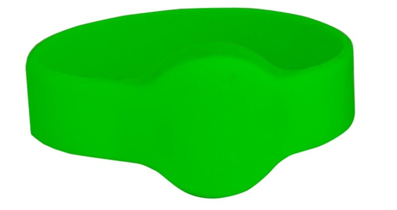 Bratara de proximitate din silicon cu catarama 125Khz, verde IDT-4001EM-GN 1 Bratara de proximitate din silicon cu catarama 125Khz, verde IDT-4001EM-GN