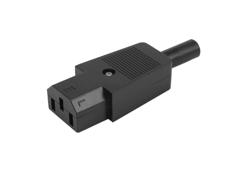 Mufa IEC C13 mama, pentru alimentare calculatoare, monitoare, echipamente IT, 250VAC, 10-15A, IEC-60320-C13 1 Mufa IEC C13 mama, pentru alimentare calculatoare, monitoare, echipamente IT, 250VAC, 10-15A, IEC-60320-C13
