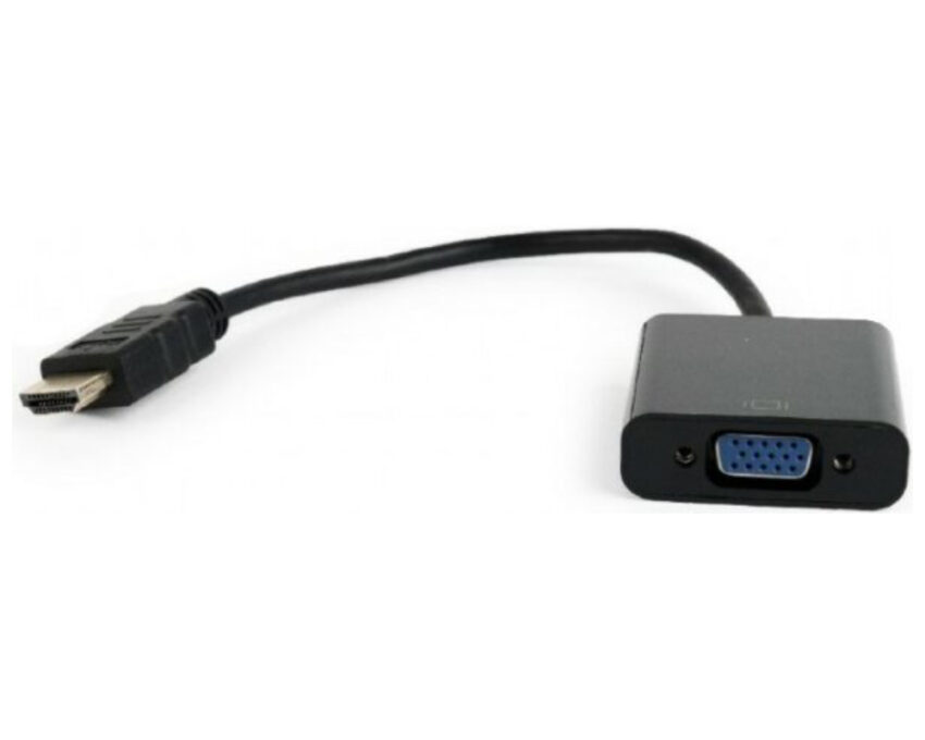 Cablu adaptor de la HDMI Tata la VGA Mama, Full HD pana la 60Hz, A-HDMI-VGA-04 1 Cablu adaptor de la HDMI Tata la VGA Mama, Full HD pana la 60Hz, A-HDMI-VGA-04