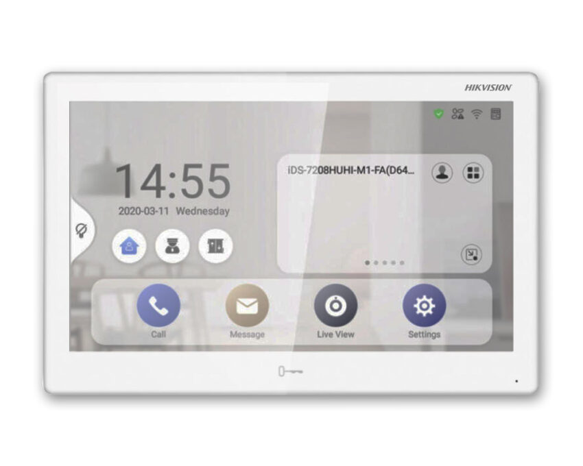 Statie de control pentru videointerfon/supraveghere/alarma, 10.1 Inch, WiFi, Hikvison DS-KH9510-WTE1(B) 1 Statie de control pentru videointerfon/supraveghere/alarma, 10.1 Inch, WiFi, Hikvison DS-KH9510-WTE1(B)