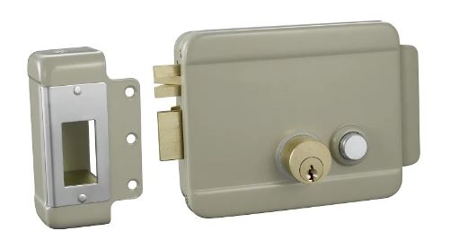 Yala electromagnetica, 12-18V, cu cheie, din metal, cu contraplaca, ACM-Y044