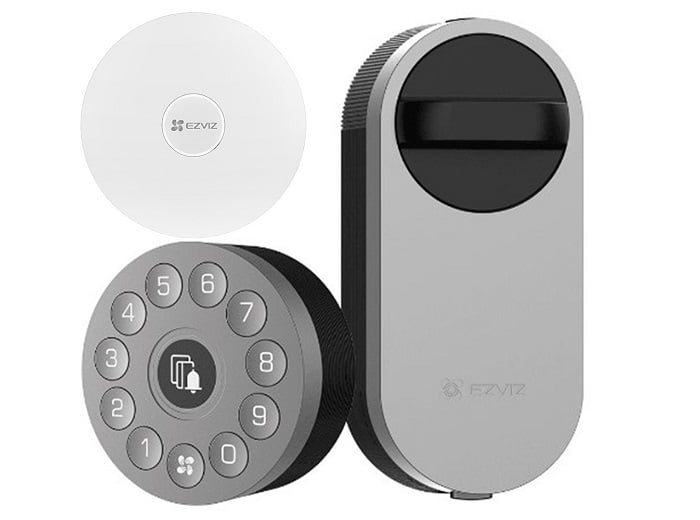 Incuietoare inteligenta Ezviz CS-DL01S/DL01CP/A3(kit), ZigBee, baterii AA 1 Incuietoare inteligenta Ezviz CS-DL01S/DL01CP/A3(kit), ZigBee, baterii AA