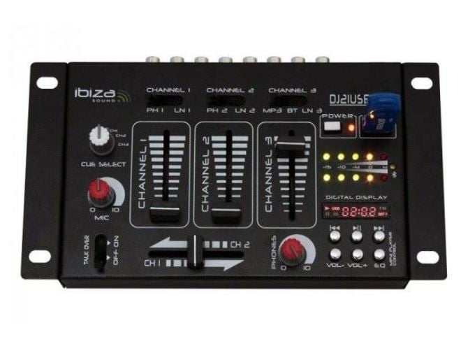 MIXER USB DJ CU FUNCTIE BLUETOOTH, 7 Canale, DJ21USB-BT 1 MIXER USB DJ CU FUNCTIE BLUETOOTH, 7 Canale, DJ21USB-BT
