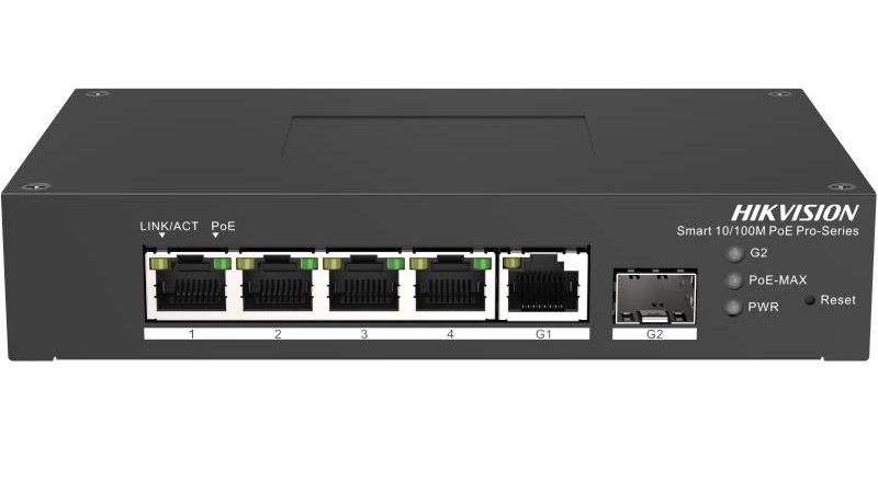 Switch 4+1 POE Hikvision DS-3T1306P-SI/HS, 60W, cu management 1 Switch 4+1 POE Hikvision DS-3T1306P-SI/HS, 60W, cu management