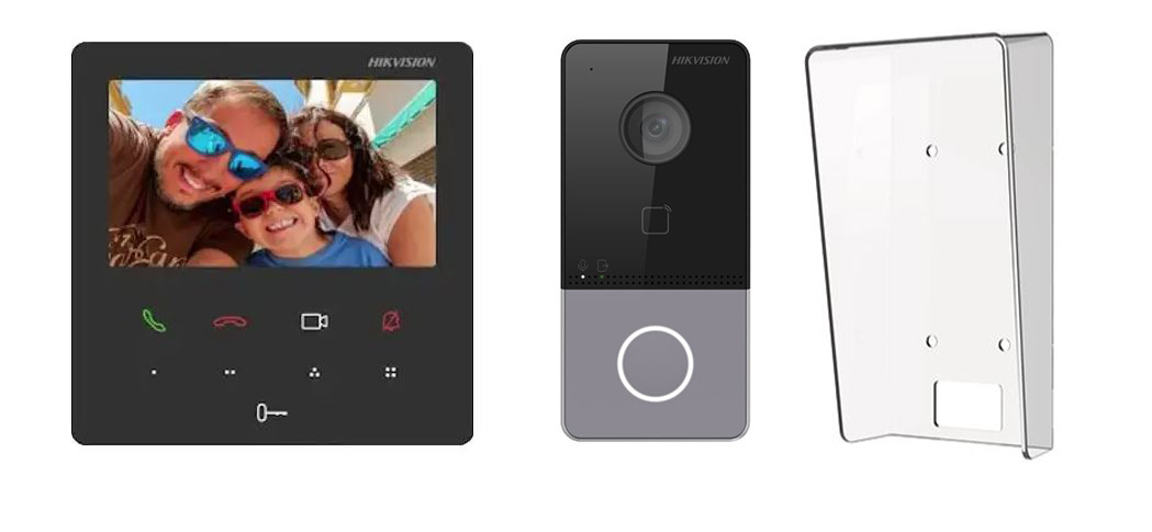 Kit videointerfon IP Hikvision DS-KIS606-P, 2MP HD, lumina IR, monitor cu Wi-Fi 2.4GHz, microfon incorporat 1 Kit videointerfon IP Hikvision DS-KIS606-P, 2MP HD, lumina IR, monitor cu Wi-Fi 2.4GHz, microfon incorporat